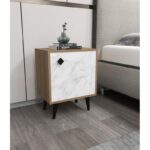 Κομοδίνο Inizio Hitit μελαμίνη 45x35x65cm ed12944