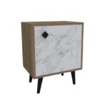 Κομοδίνο Inizio Hitit μελαμίνη 45x35x65cm ed12944 - Image 3