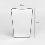 Καθρέφτης Bila μέταλλο 50x70cm ed12952 - Image 2
