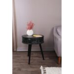 Βοηθητικό τραπέζι Girare μαύρο 50x50x60cm ed12956
