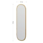 Καθρέφτης Magnum mdf 40x120cm natural ed12968 - Image 2