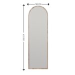 Καθρέφτης Emma mdf καρυδί 50x160cm ed12969 - Image 2