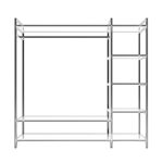 Ντουλάπα Trend άσπρο μελαμίνη 180x40x180εκ ed1299 - Image 4