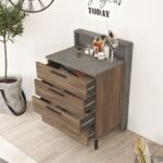 Συρταριέρα Himo καφέ γκρι μελαμίνη 63 6x47 3x90εκ ed13055 - Image 5