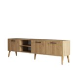 Έπιπλο τηλεόρασης Extre oak 180x35x53cm ed13058 - Image 3