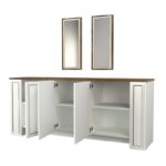 Μπουφέ Refle 180x45x76cm μελαμίνη ed1307 - Image 4