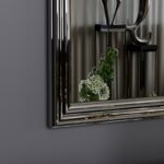 Καθρέπτης Bale σετ 2 τεμάχια ασήμι 40x3x40εκ ed13080 - Image 3