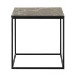 Βοηθητικό τραπέζι Due ανθρακί μαύρο 50x50x52cm ed13094 - Image 3