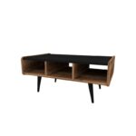 Τραπεζάκι σαλονιού Leon καρυδί χρώμα μελαμίνη 90x56x40cm ed13116 - Image 3