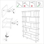 Βιβλιοθήκη Meta μαύρο atlantic pine μελαμίνη 120x28x168 5εκ ed1313 - Image 3