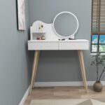 Τουαλέτα κρεβατοκάμαρας Ruges άσπρη μελαμίνη 133 2x35x90cm ed13157 - Image 4