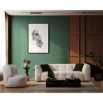 Καναπές τριθέσιος Cady μπεζ 235x100x72cm ed13170