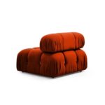 Γωνιακός καναπές Bubble κεραμιδί 288x190cm ed13173 - Image 4