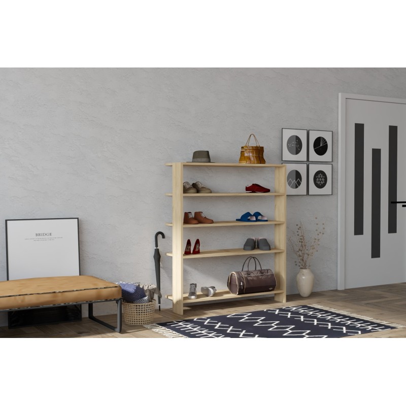 13178_0-800x800 Παπουτσοθήκη Soul Sapphire χρώμα μελαμίνη 100x29 6x120cm ed13178 - Image 1