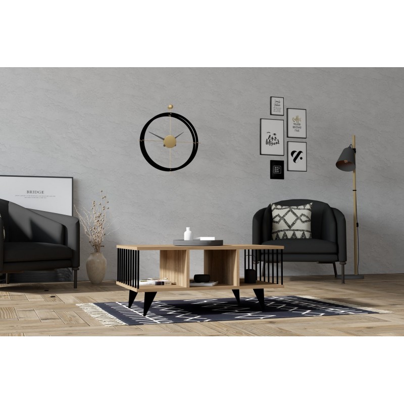 13179_0-800x800 Τραπέζι σαλονιού Bert καρυδί μελαμίνη 90x60x40εκ ed13179 - Image 1