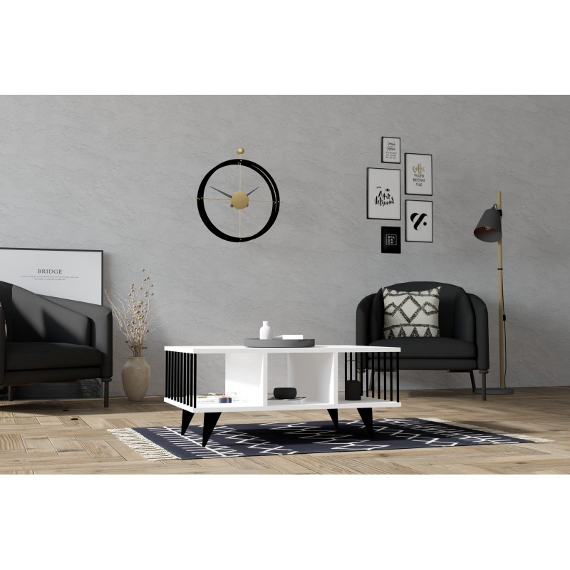 13180_0-800x800 Τραπέζι σαλονιού Bert άσπρο μελαμίνη 90x60x40εκ ed13180 - Image 1