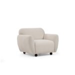 Infinito Πολυθρόνα Ύφασμα κρεμ 90x86x86cm ed1318 - Image 4