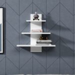 Ράφι τοίχου Ohio άσπρη μελαμίνη 59 6x19 4cm ed13193