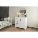 Συρταριέρα Lavinia άσπρο μελαμίνη 90x45x78εκ ed13254 - Image 4