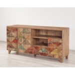 Έπιπλο τηλεόρασης Marea 160x45x65cm atlantic pine ed1325 - Image 5