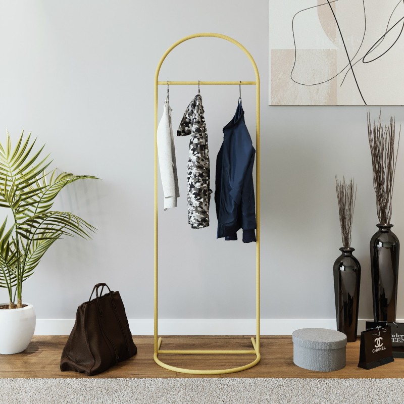 13314_0-800x800 Ντουλάπα Lever χρυσό μέταλλο 46x34x140εκ ed13314 - Image 1