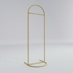 Ντουλάπα Lever χρυσό μέταλλο 46x34x140εκ ed13314 - Image 4