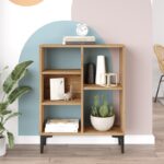 Βιβλιοθήκη Wilo atlantic pine μελαμίνη 69x25x87 6εκ ed13322