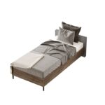 Σετ νεανικού δωματίου Cosmos καφέ γκρι μελαμίνη ed13325 - Image 3