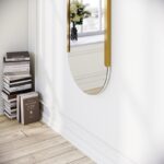 Καθρέφτης Asti χρυσό χρώμα μέταλλο 50x150cm ed13339 - Image 5