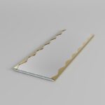 Καθρέφτης Melodi χρυσό μέταλλο 50x140cm ed13340 - Image 5