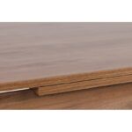 Τραπέζι Polo μελαμίνη καρυδί ασημί μεταλλικά πόδια 110x70x75cm ed13342 - Image 3