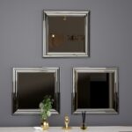 Καθρέπτης Otto σετ 3 τεμάχια ασημί 40x3x40εκ ed13382 - Image 5