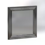 Καθρέπτης Otto σετ 3 τεμάχια ασημί 40x3x40εκ ed13382 - Image 2