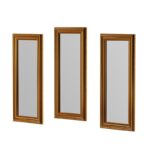 Καθρέπτης Lavia σετ 3 τεμάχια μπρονζέ 30x3x70εκ ed13384 - Image 3