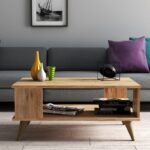 Τραπέζι σαλονιού Giro Atlantic Pine μελαμίνη 90x52x40εκ ed13388 - Image 4