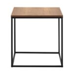 Βοηθητικό τραπέζι Due oak μαύρο 50x50x52cm ed13409 - Image 3