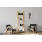 Ραφιέρα Fayko άσπρο Sapphire μελαμίνη 49x25x170εκ ed1343