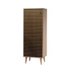 STELLA ΠΑΠΟΥΤΣΟΘΗΚΗ ΛΕΥΚΟ ΜΕΛΑΜΙΝΗ 50x38xH135cm ed134 - Image 4