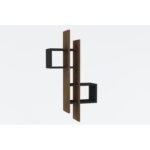 Ραφιέρα Emse δρυς ανθρακί μελαμίνη 53 8x19 6x108εκ ed1365 - Image 3