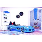 Κρεβάτι αυτοκινήτου Mac μπλε μελαμίνη 130x235x60εκ ed1366 - Image 3