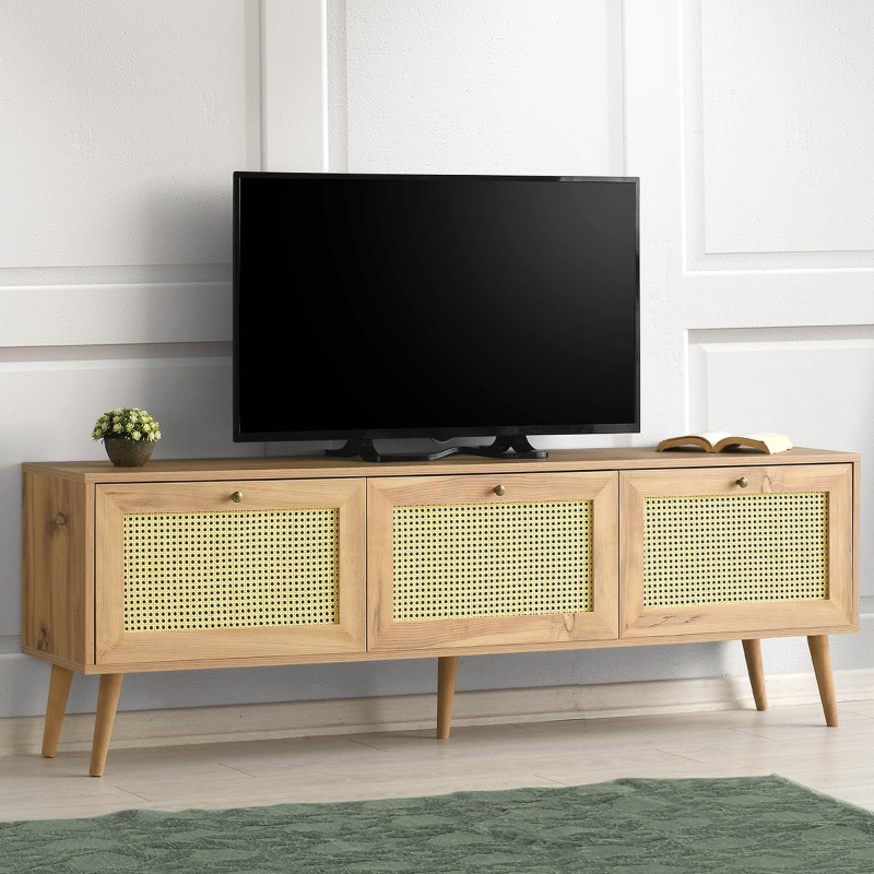 1371_0-800x800 Έπιπλο TV Frosinone oak χρώμα μελαμίνη 180x40x60cm ed1371 - Image 1