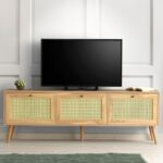 Έπιπλο TV Frosinone oak χρώμα μελαμίνη 180x40x60cm ed1371 - Image 5
