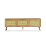 Έπιπλο TV Frosinone oak χρώμα μελαμίνη 180x40x60cm ed1371 - Image 3
