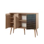 Μπουφέ Mente 2 SONOMA OAK ΜΕΛΑΜΙΝΗ 120x36xH90cm ed1373 - Image 3