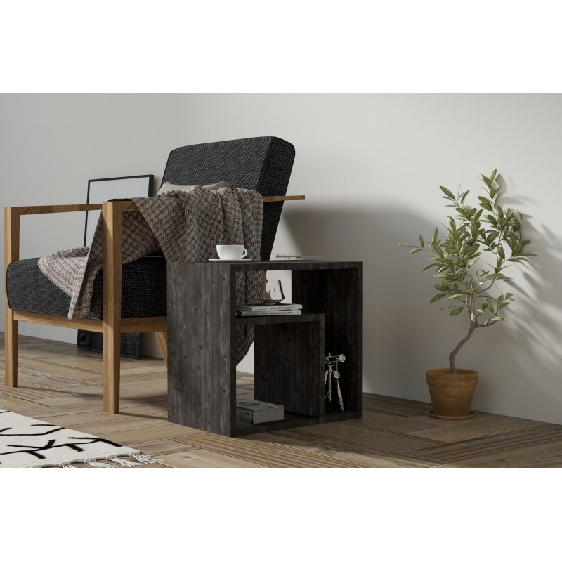 13776_0-800x800 Βοηθητικό τραπέζι Dakota Anthracite 29 6x50x50cm ed13776 - Image 1