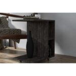 Βοηθητικό τραπέζι Amy Anthracite 45x35x50cm ed13780