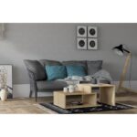 Τραπέζι σαλονιού Holly Sapphire μελαμίνη 80x50x40εκ ed13787