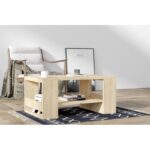 Τραπέζι σαλονιού Iris Sapphire μελαμίνη 80x50x40εκ ed13789