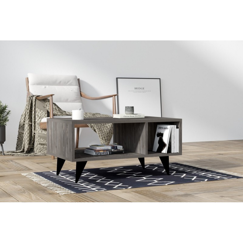 13790_0-800x800 Τραπεζάκι σαλονιού Chiara ανθρακί 80x50x40cm μελαμίνη ed13790 - Image 1