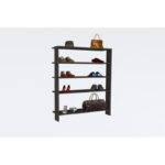 Παπουτσοθήκη Soul ανθρακί χρώμα μελαμίνη 100x29 6x120cm ed13794 - Image 4